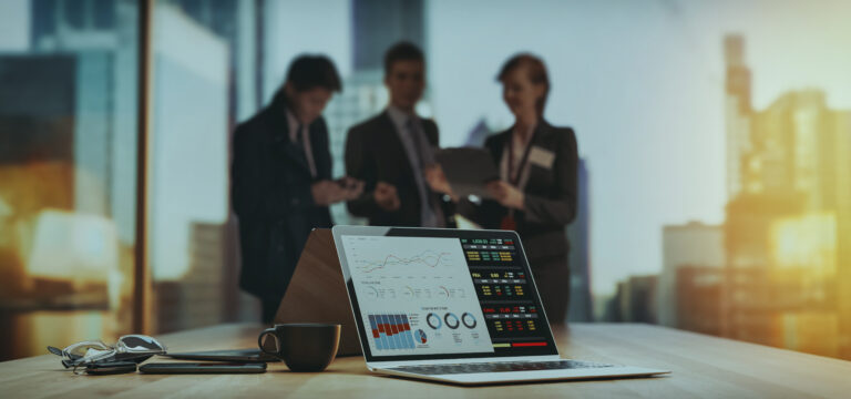 Multiethnic business people working together in the office